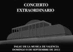 Concierto de la Unión Musical Torrevejense en el Palau de la Música de Valencia.