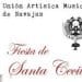 La Unión Artística Musical de Navajas celebra la fiesta de Santa Cecilia