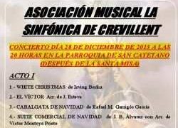 La Sinfónica de Crevillent ofrece el concierto de Navidad