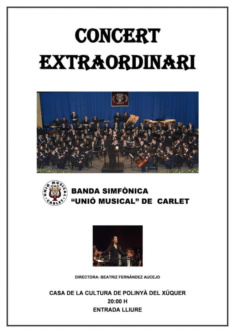 Concierto extraordinario de la Unió Musical de Carlet