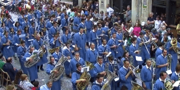 La Societat Instructiva Musical Real de Gandía gana la X Desfilada  de Bandas del Día de los Músicos de Alcoy