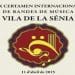 Bandas valencianas participan en el IX Certamen Internacional de Bandas Vila de la Sénia 2015