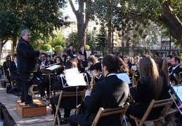 Música festera a cargo de la Unión Lírica Orcelitana
