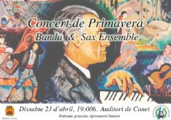 La Sociedad Musical de Canet realiza este sábado su Concierto de Primavera