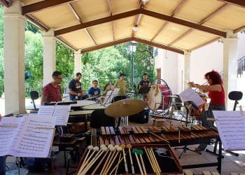 La Joven Banda de la FSMCV actúa hoy en Alicante tras una concentración de cuatro días