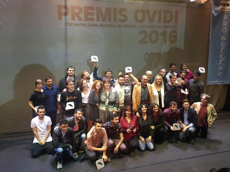 La Música en Valencià entrega el seus premis anuals en la cloenda de la fira Trovam!
