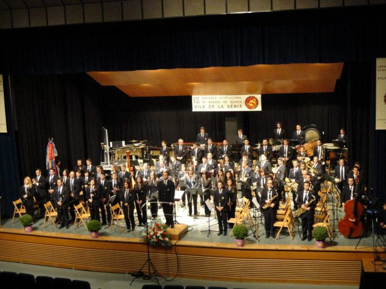 Tres bandas valencianas participarán en el XI Certamen Internacional de Bandas de Música Vila de la Sénia