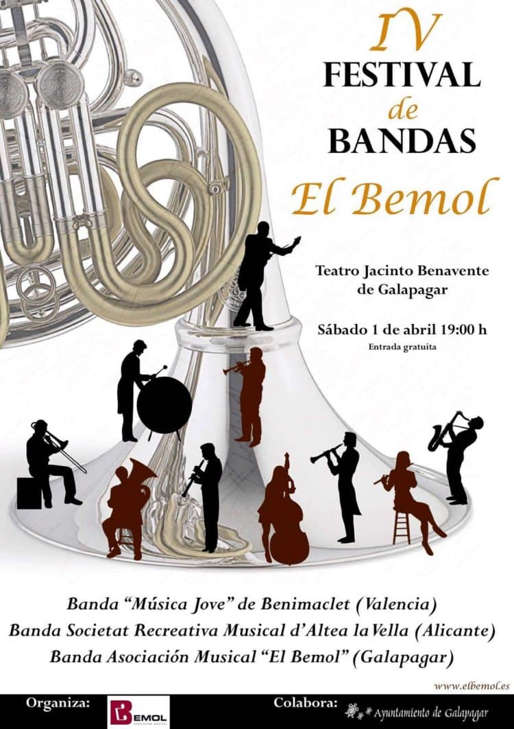 La Música Jove de Benimaclet y la Sociedad Recreativa de Altea la Vella, en el festival de bandas de Galapagar