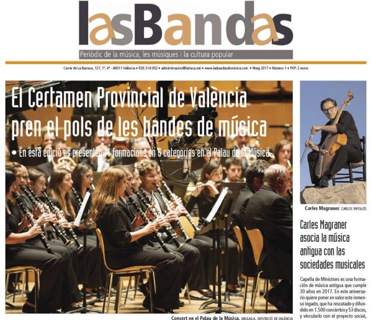 Nace un nuevo periódico sobre la música y cultura popular valenciana, LasBandas