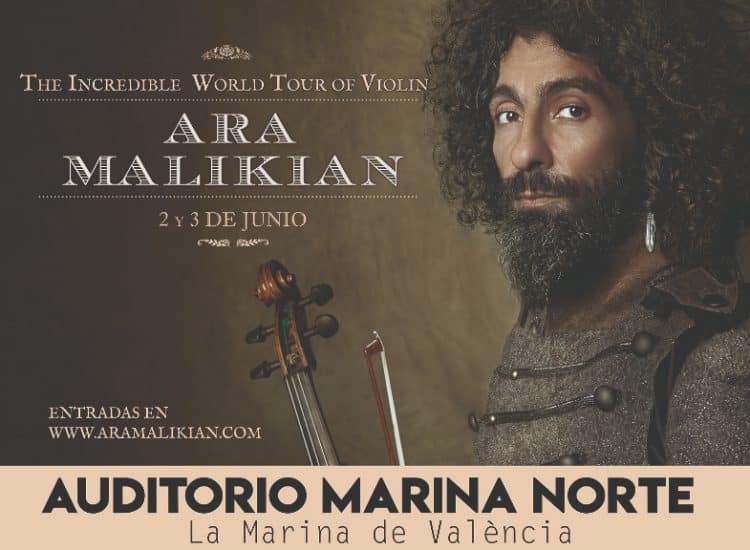 Ara Malikian añade una segunda fecha a su próximo paso por Valencia