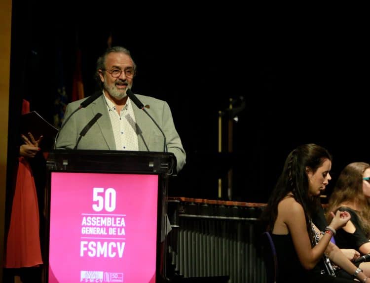 Pedro Rodríguez reelegit president de la FSMCV. Gran concert de celebració