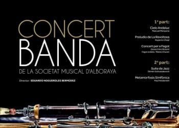 La banda d’Alboraia ofereix un concert sota la direcció d’Eduardo Nogueroles