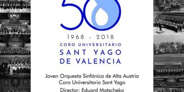 El Coro Universitario Sant Yago celebra su 50 aniversario con un concierto extraordinario en el Palau