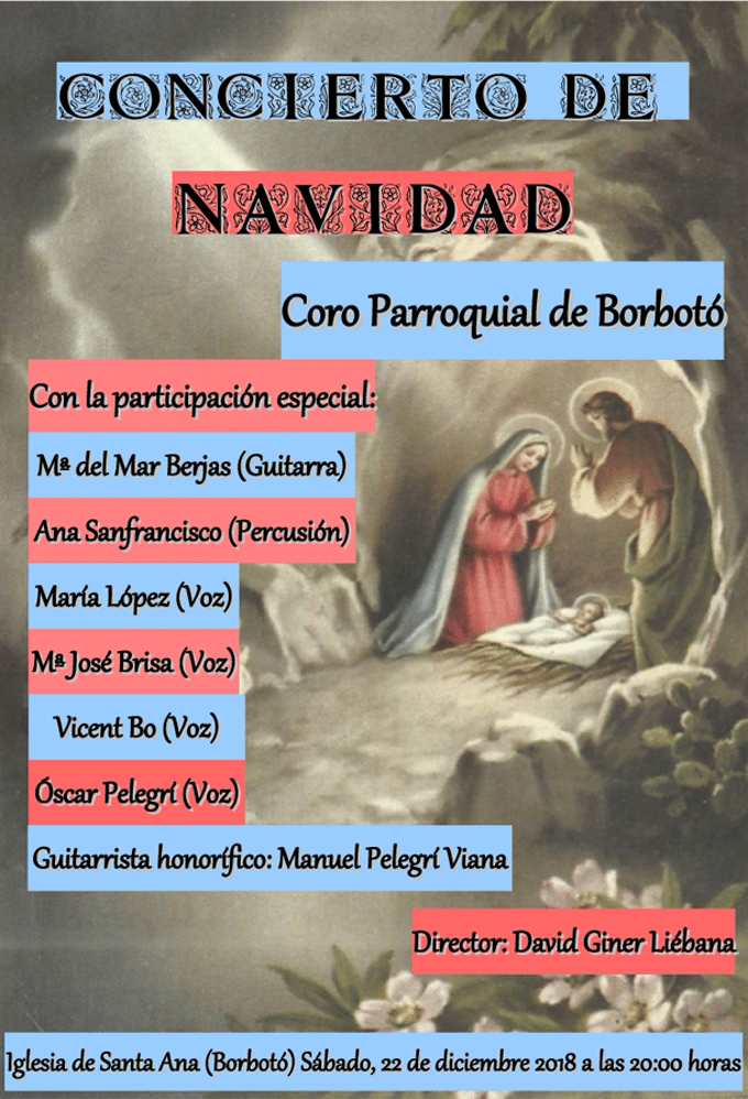 Concert de Nadal del Cor Parroquial de Borbotó