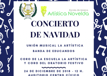 La Artística de Novelda felicita la Navidad con música