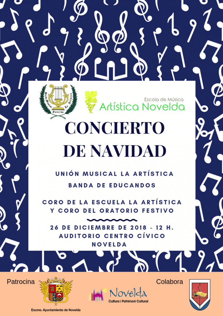 La Artística de Novelda felicita la Navidad con música
