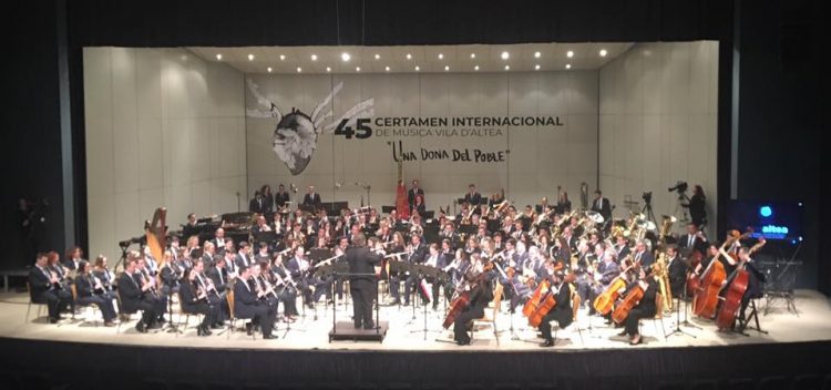 L’Artística de Bunyol guanya el primer premi en el Certamen Internacional de Bandes d’Altea
