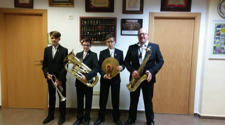 La Asociación Musical  Barrio del Cristo incorpora cuatro nuevos músicos