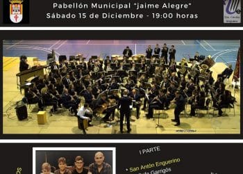La banda de Enguera conmemora este sábado Santa Cecilia y Navidad en un mismo concierto