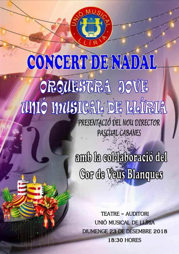 Pascual Cabanes, nou director de l’Orquestra Jove de la Unió Musical de Llíria