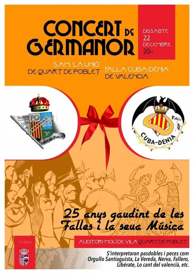 La Unió de Quart organitza un concert de germanor