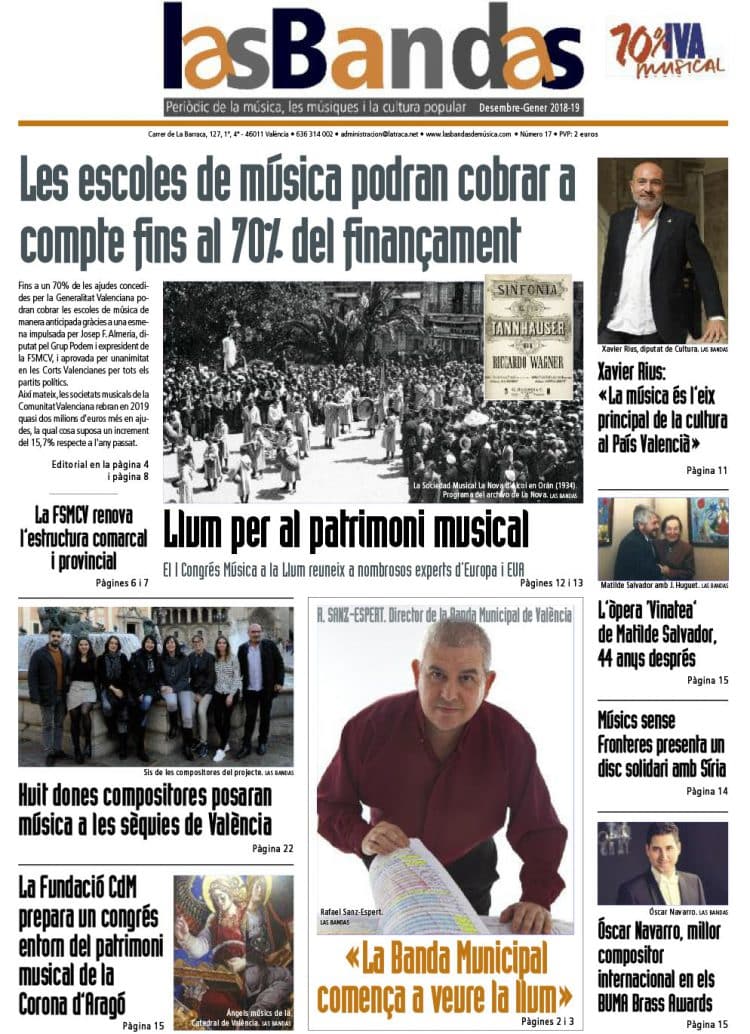 lasBandas de nuevo en los quioscos