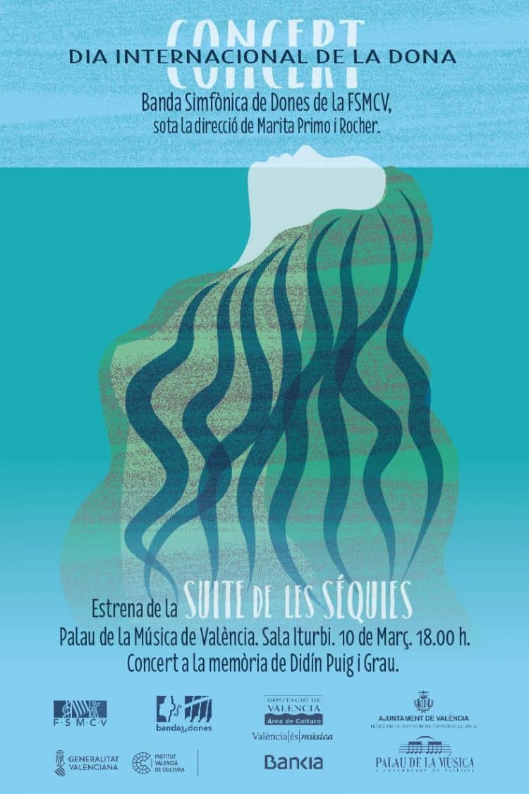 La Banda de Dones de la FSMCV i la Diputació de València reivindiquen el paper de la dona en la música