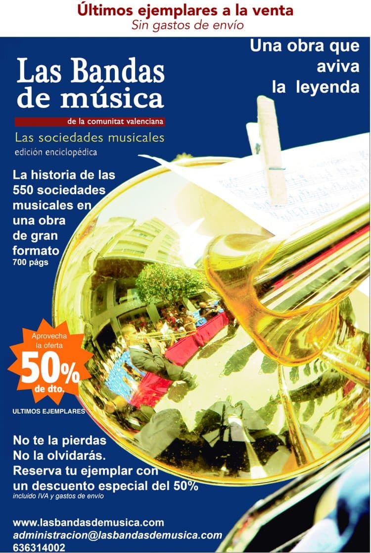 La obra más importante de la historia de las sociedades musicales de la CV / L’obra més important de la història de les societats musicals de la CV