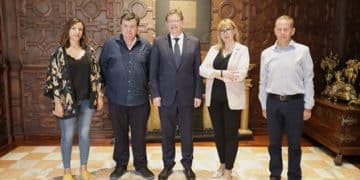 Ximo Puig rep la Federació de Societats Musicals de la Comunitat Valenciana