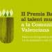 Els II Premis Bankia al talent musical a la Comunitat Valenciana es lliuraran el pròxim 14 de setembre