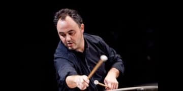La Banda Municipal de Valencia ofereix un concert amb Javier Eguillor, timbaler solista de l’Orquestra de València