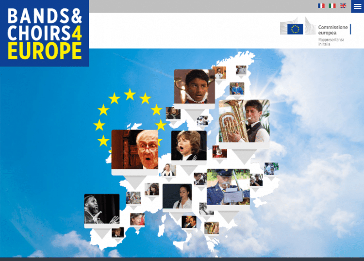 La UE organiza un concierto virtual de bandas y coros
