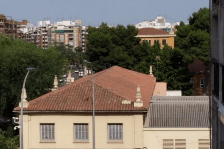 La coberta de la seu de la Banda Simfònica Municipal