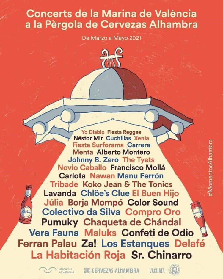 La Marina de València reprèn els concerts dels dissabtes