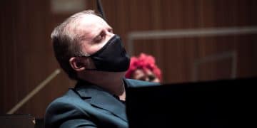 El pianista en uno de sus últimos recitales en Valencia