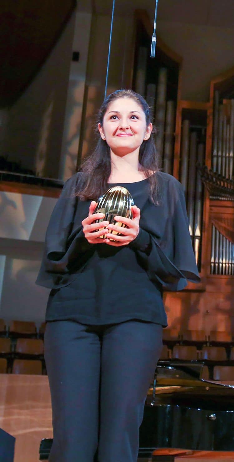 Fátima Dzusova, ganadora en la anterior edición del Premio Iturbi.