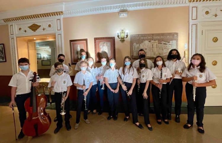 Nuevos integrantes de la banda juvenil de Buñol