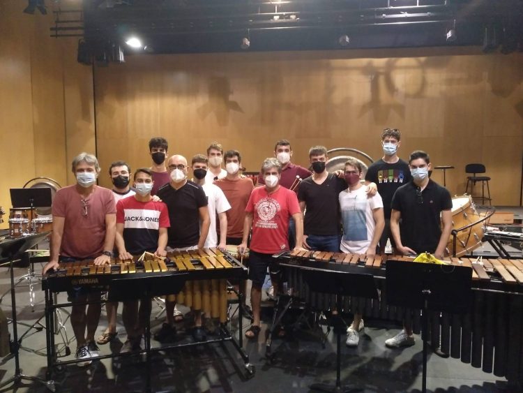 Grup de percussió de la Jove Orquestra de la Generalitat Valenciana