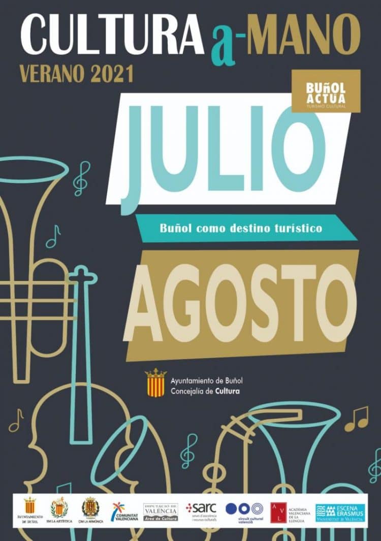 Cartel del verano cultural de Buñol