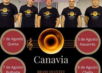 CANAVIA brass QUINTET realiza una exitosa gira de verano