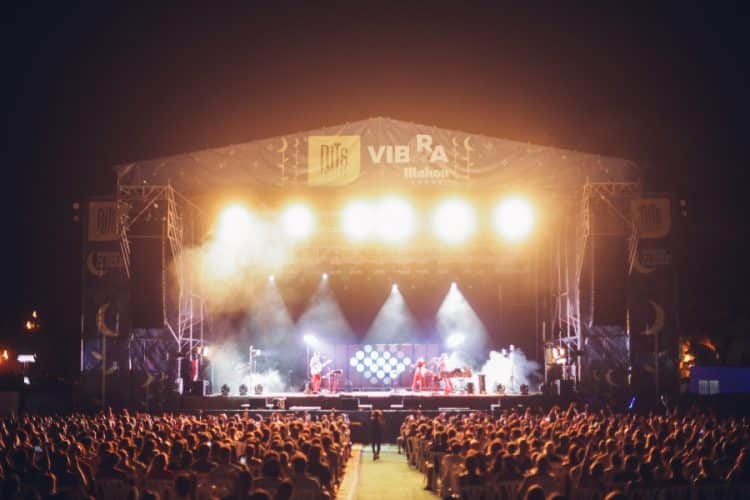 Un dels concerts en Les Nits de Vivers