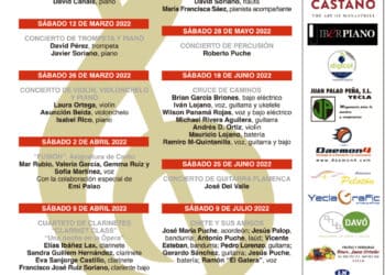 Yecla: el XX Ciclo “Aula de Conciertos” anuncia un programa espectacular