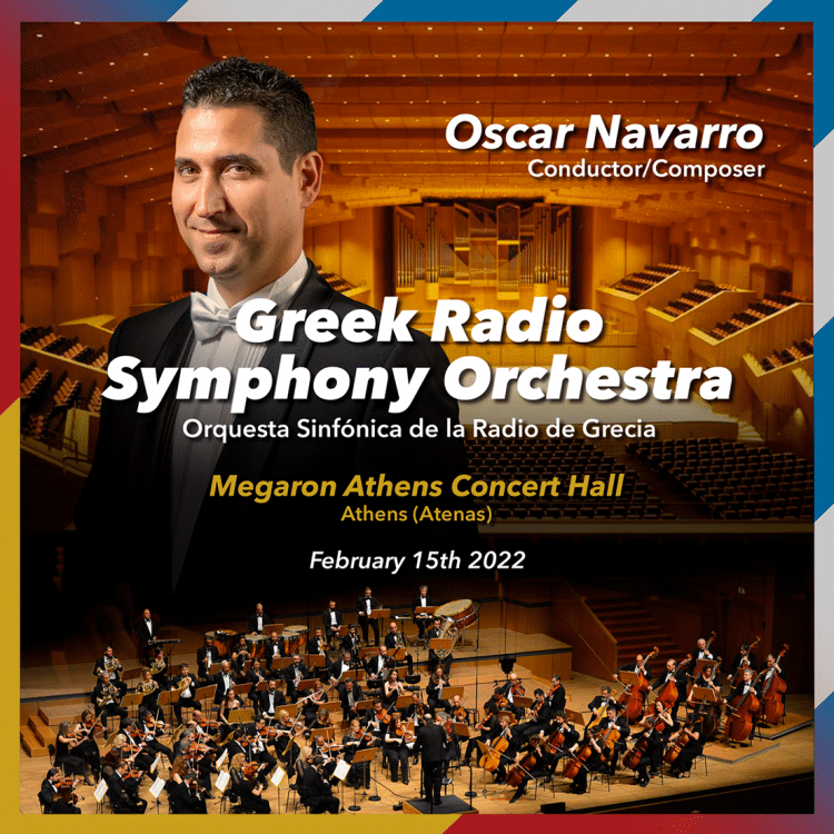 Óscar Navarro dirigeix un concert especial de música espanyola a Grècia