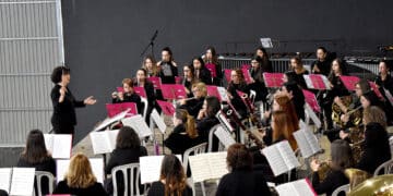La Banda Simfònica de Dones de la FSMCV, a Morella