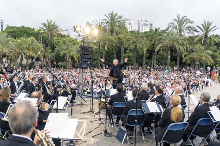 La Banda Simfònica Municipal de València torna a fer l’estiu a l’aire lliure als jardins del Palau