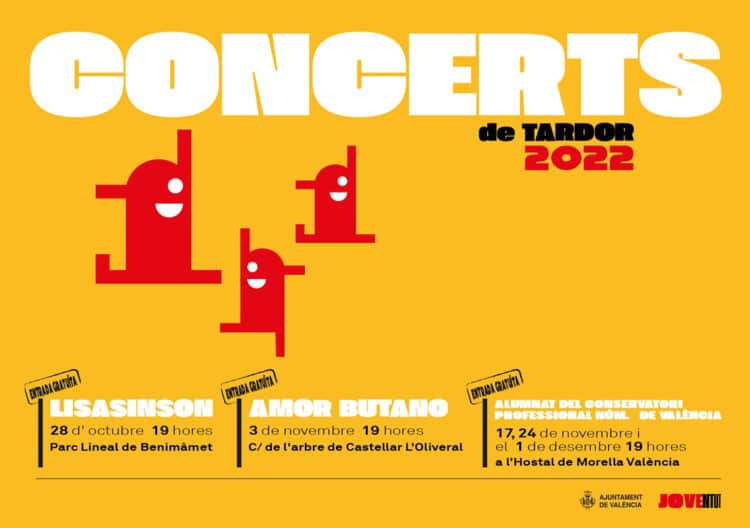 Concerts de Tardor porten música de grups emergents a Benimàmet, Castellar-l’Oliveral i l’Hostal de Morella de València