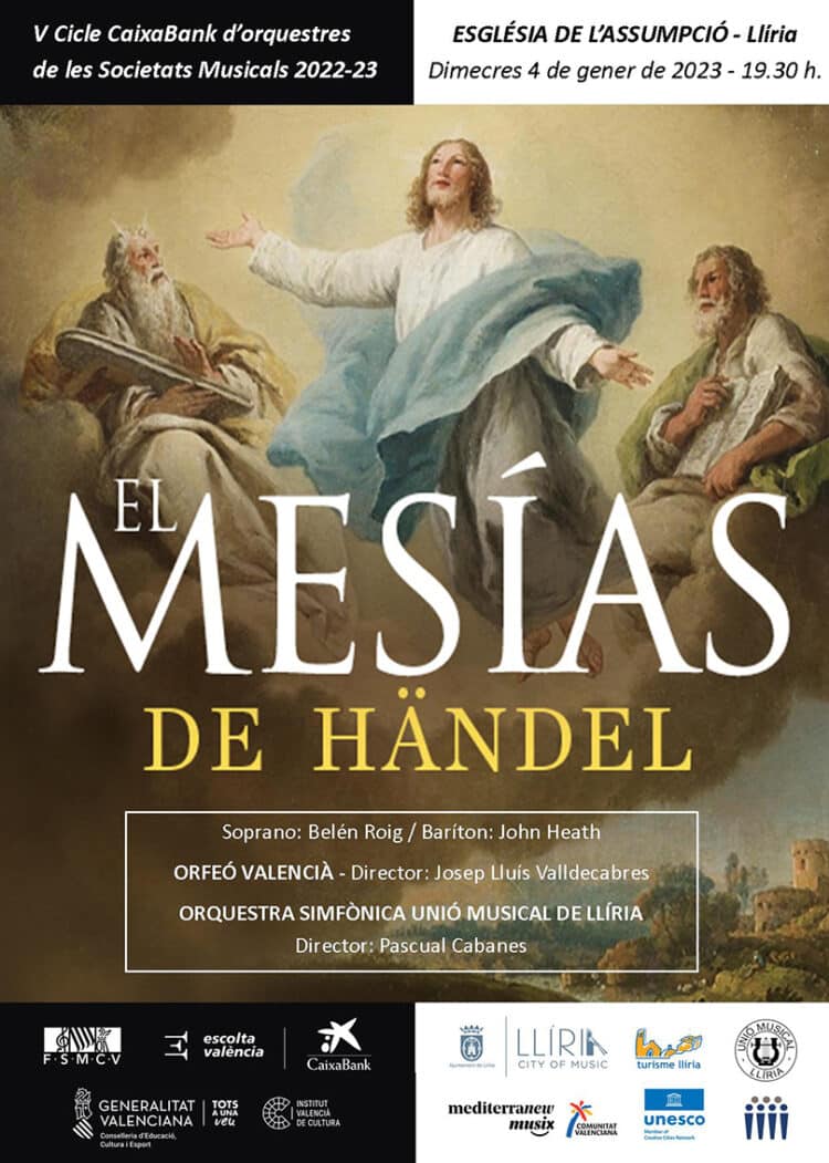 Llíria: El Mesías de Händel bajo la dirección de Pascual Cabanes