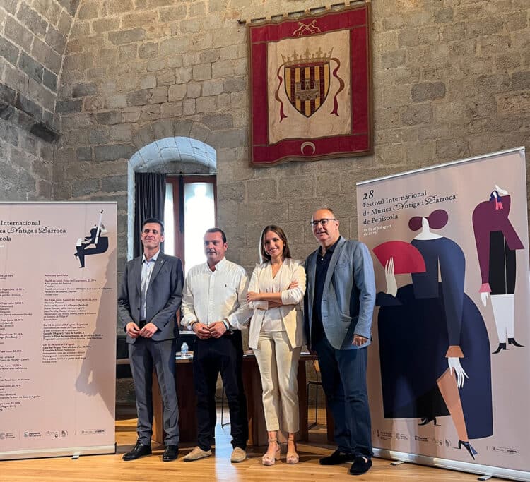 EL Papa Luna y Gaspar Aguilar reciben homenaje en Peñíscola en el 28º Festival de Música Antiga i Barroca