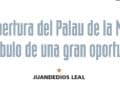 Editorial lasBandas #62: La reapertura del Palau de la Música, preámbulo de una gran oportunidad