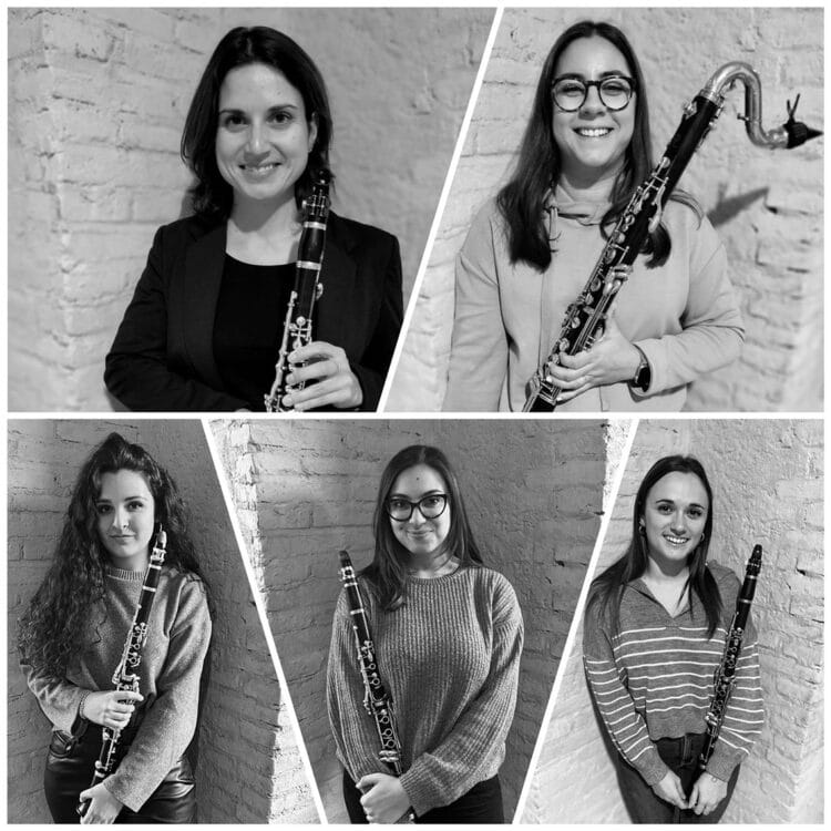 El quinteto Clarifive clausura el Ciclo de Conciertos de Grupos de Mujeres de La Coordinadora de SSMM de Valencia